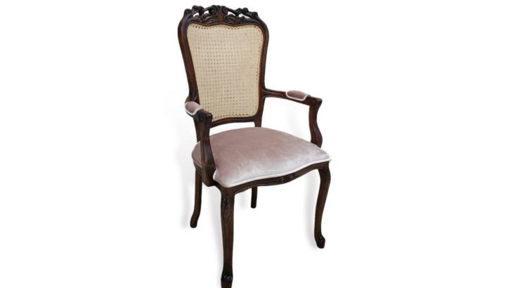 Cadeira com braço Luís XV